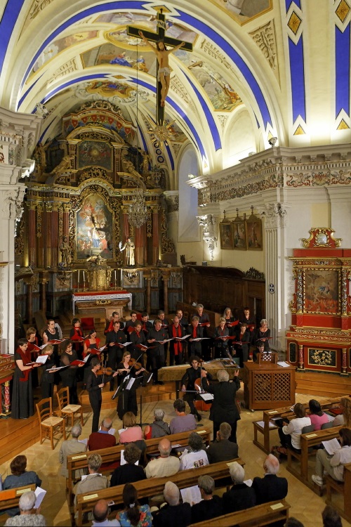 Ensemble vocal Hémiole et orchestre en mars 2019